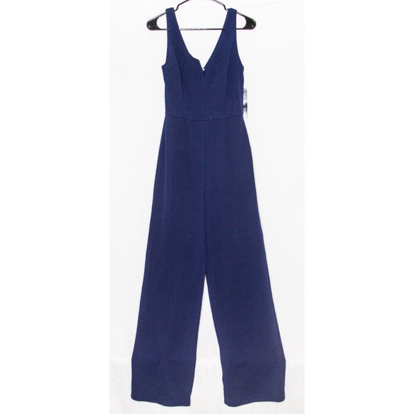 TRIXXI NAVY BLUE JUMPSUIT - Picture 1 of 10